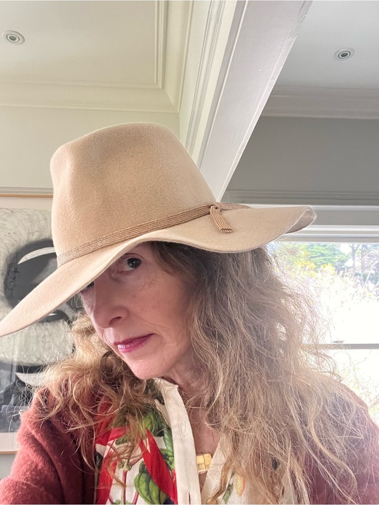 Reinhard Plank wide Brim Women\'s Felt Hat in Light Beige main image 3